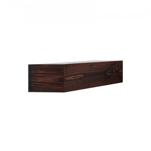 Fireplace Mantel 60 x 8 x 6 50 lbs Weight Capacity Natural Wood Mantel
