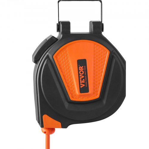 Retractable Air Hose Reel 38 IN x 50 FT Hybrid Air Hose Max 300PSI Air