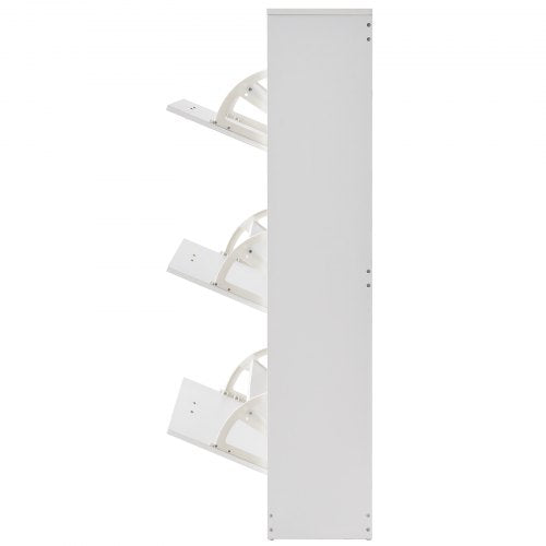 Shoe Cabinet with 3 Flip Drawers Shoe Storage Cabinet for Entryway Free