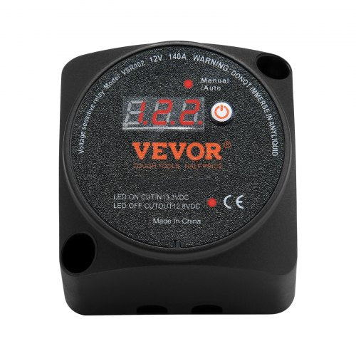 Dual Battery Isolator Kit 12V 140Amp Manual and Auto Modes VSR Voltage