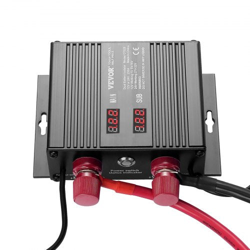 250 AMP Dual Battery Smart Isolator 12V24V Universal VSR Voltage