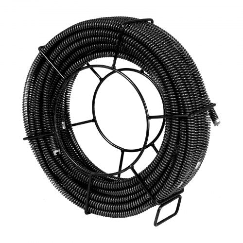 Drain Cleaning Cable 100 FT x 58 Inch Professional Sectional Drain Cleaner
