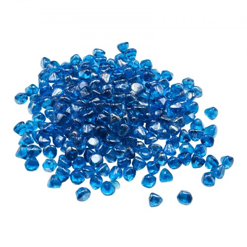 Fire Glass 10Lbs 4.5Kg Hightemperature Resistant Fireplace Rocks 1 Inch 25.4 Mm