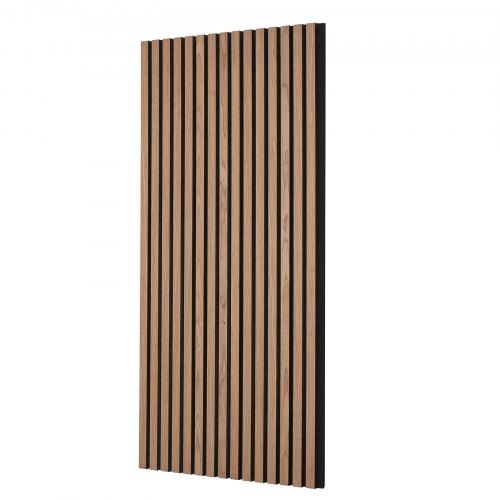 Wood Slat Acoustic Panels 236 x 47.2 inch MDF Accent Wooden Wall Panels