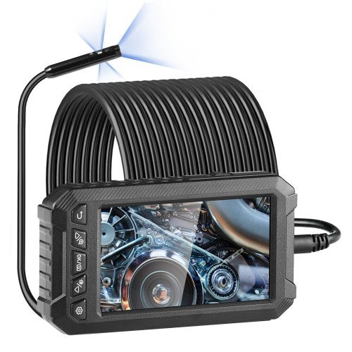 Endoscope Camera with Light Triple Lens Borescope with 49.2FT SemiRigid