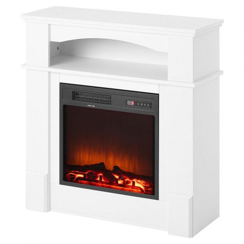 33 Inch Freestanding Fireplaces 1500W 5120Btu Fake Electric Fireplace Stove