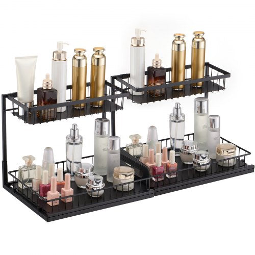 2 Tier Pull Out Cabinet Organizer107W x 142D Under Sink Organizer
