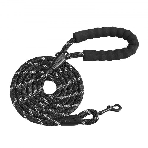 Rope Dog Leash 6ft Heavy Duty Dog Leash with Comfortable Padded Handle