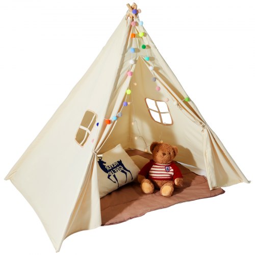 Kids Play Tent Teepee Tent for Kids 15 Years Old Tent for Kids with Windows