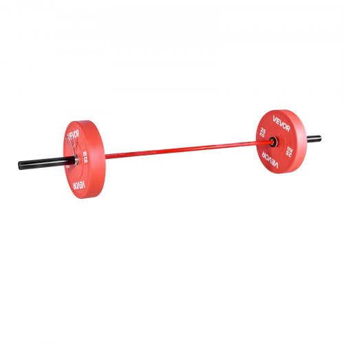 7Ft Barbell Bar Fits 2Inch Weight Plates With Knurled Grip For Strength