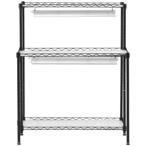 DIY Plant Stand with Grow Light 6Tier Large Tall Plant Shelf with 192W