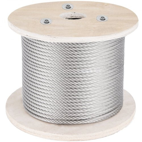316 Stainless Steel Cable 500FT Stainless Steel Wire Rope of 532 Inch