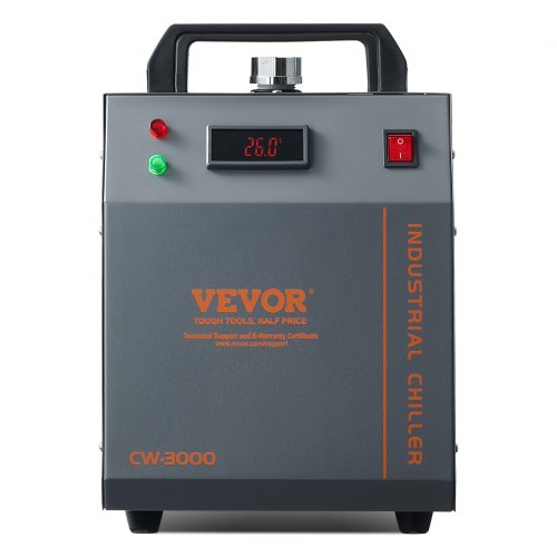 Industrial Water Chiller Cw3000 80W Aircooled Cooler Cooling System With 12 L