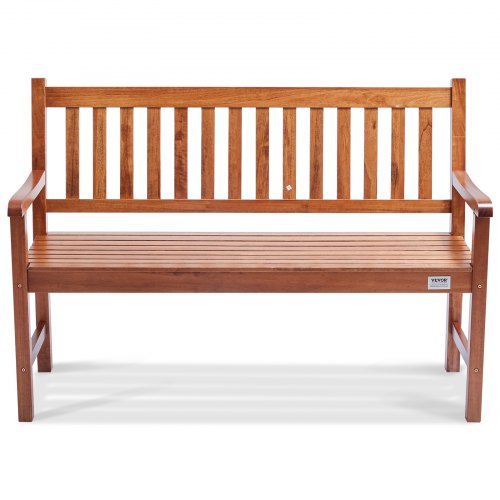 Outdoor Bench 50 inches Wood Garden Bench for Outdoors Outdoor Garden Park