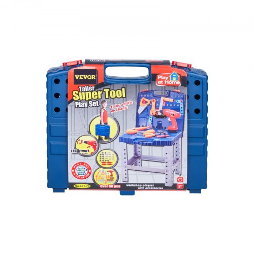 Kids Workbench 56 pcs Kids Tool Bench with Realistic Tools and Electric