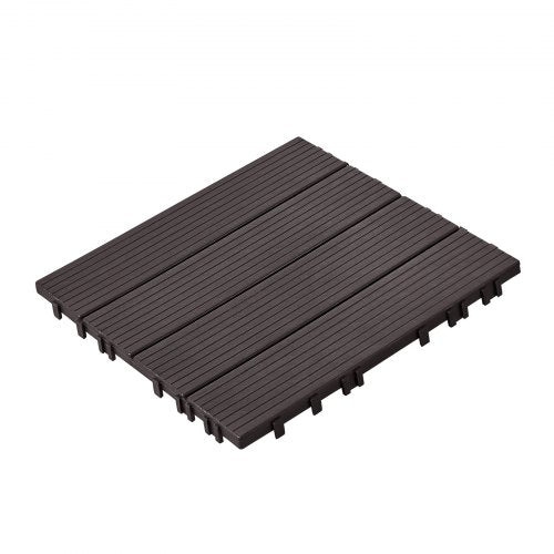 Interlocking Deck Tiles 54 Pack12x12 54 sq ft Plastic Waterproof
