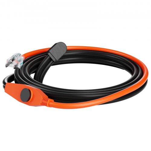 Pipe Heating Cable 3FT 7WFT Heat Tape for Pipes with Builtin Thermostat