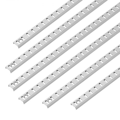 Shelf Pilaster 363inch 6 Pack Adjustable Shelf Brackets Steel Mortise