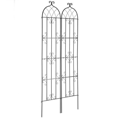 Garden Trellis for Climbing Plants 87 x 20 in 2 Packs Rustproof Metal