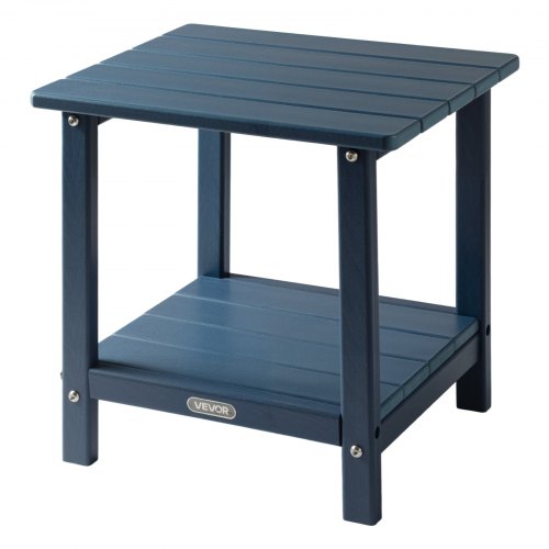 Outdoor Side Table 1772W x 1496D x 1732H Inch Double Layer HDPE Outside