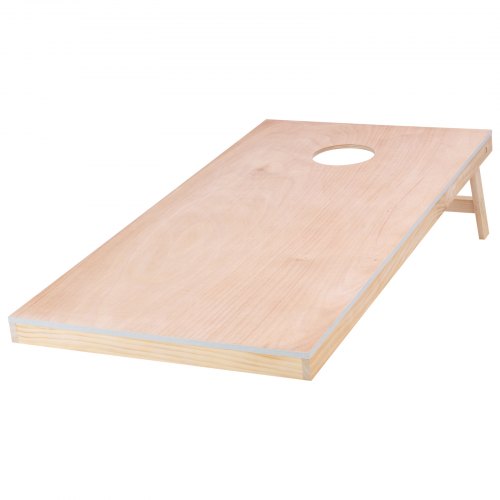 Cornhole Set 4x2 ft Corn Hole Game Boards Solid Wood Portable Toss Board