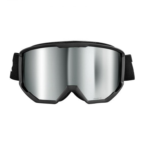 Ski Goggles Cylindrical Lens with Silver Mirror Revo Coating OTG Anti fog