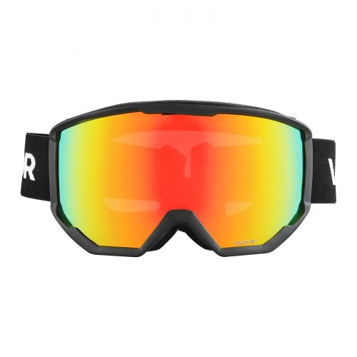 Ski Goggles Cylindrical Lens with Orange Revo Coating OTG Anti fog Snow