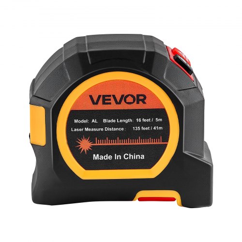 2in1 Laser Tape Measure 135Ft Rechargeable Laser Measurement Tool 16Ft