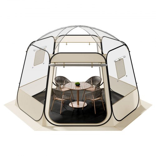 Pop up Bubble Tent 11 x 10.2 ft Waterproof UVResistant Clear Camping
