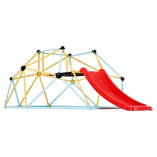 Climbing Dome for Kids 3 to 9 Years Old 8FT Geometric Dome Climber with Slide