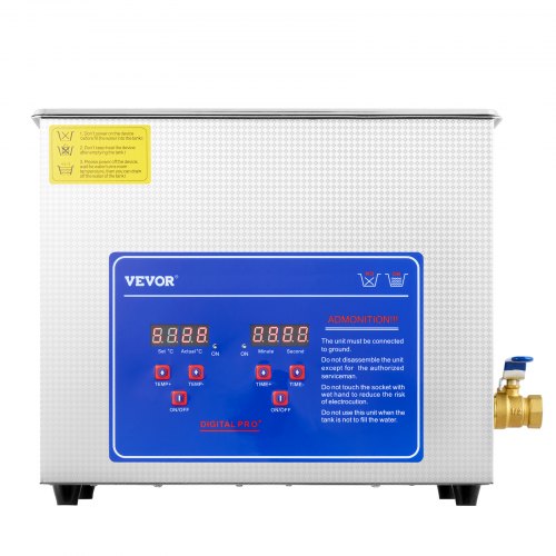 Sonic Cleaner with Digital Timer Heater Professional Ultra Sonic Jewelry