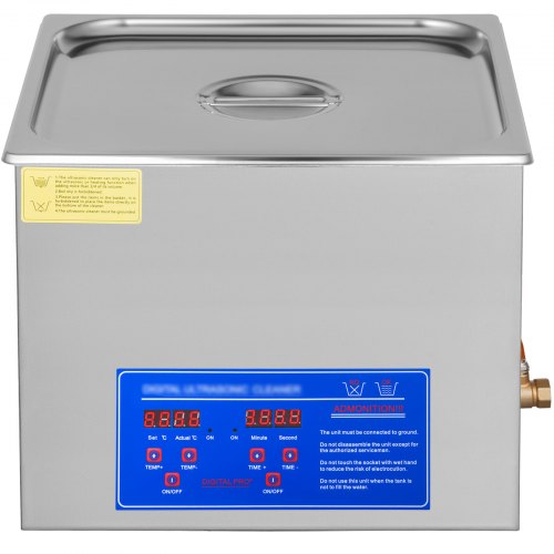 15L Ultrasonic Cleaner with Digital TimerHeater Professional Ultrasonic