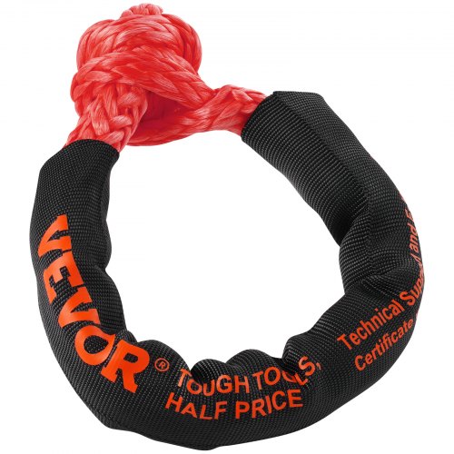 Soft Shackle Synthetic Recovery Rope 2PCS 12x22 44092lbs Break Strength