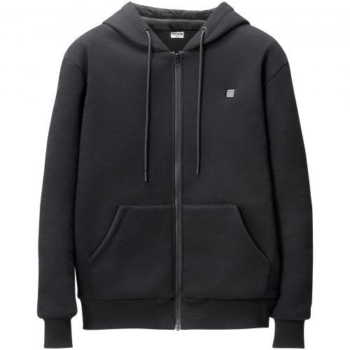 Heated Hoodie Unisex Heated Sweatshirt with Battery Pack 74V Zip Up Electric