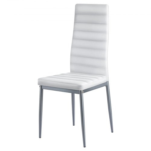 Modern Dining Room Accent Chairs Set of 4 Upholstered Leather Side Chair 1