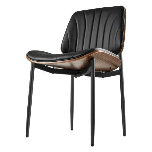 Modern Dining Room Accent Chairs Set of 2 Upholstered Leather Side Chair