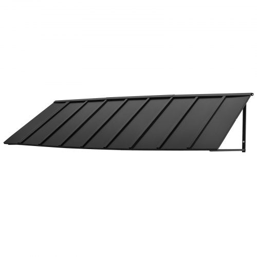 Fixed Metal Awning 104 x 36 in Window Awning Door Canopy Stable Triangle