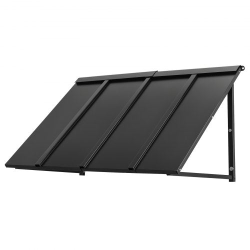 Fixed Metal Awning 44 x 24 in Window Awning Door Canopy Stable Triangle