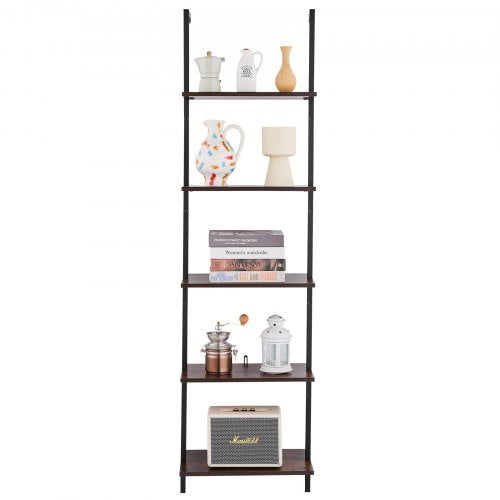Industrial Square Pipe Shelf 5 Tier 173x118in WallMount for Bedroom – 440MM