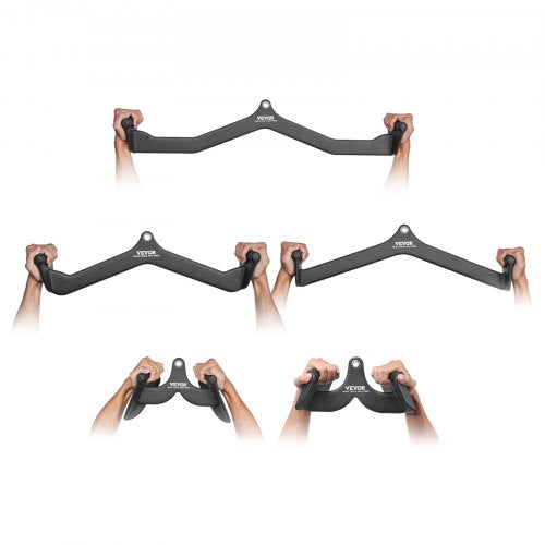LAT Pulldown Attachments Cable Machine Rowing Tbar Vbar 5 Set Tricep