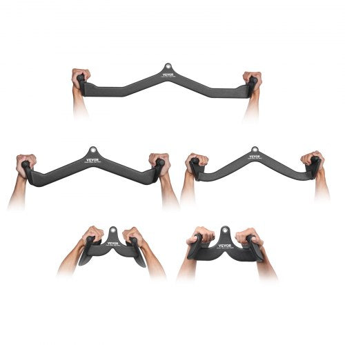 LAT Pulldown Attachments Cable Machine Rowing Tbar Vbar 5 Set Tricep