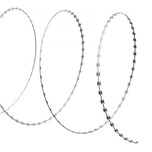 Razor Wires 246 ft Razor Barbed Wire 5 Rolls Razor Wire Fencing Razor