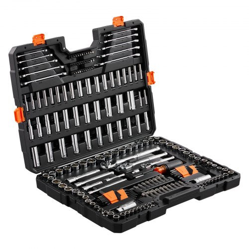 Mechanics Tool Set and Socket Set 14 38 12 Drive Deep and Standard