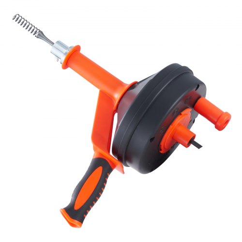 Drain Auger 25Ft Plumbing Snake with Drill Attachment Plumbers Snake Drain