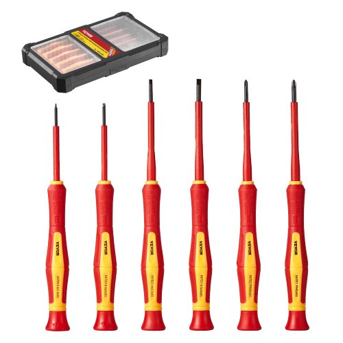 Insulated Screwdriver Set 6Piece Professional Electrical Screwdriver Set