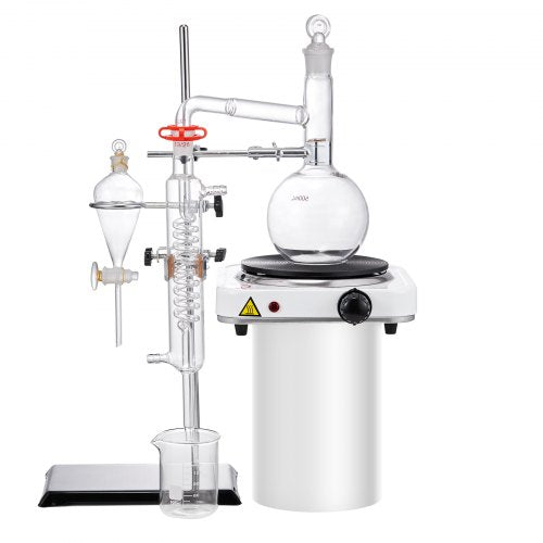 Essential Oil Distillation Kit 500ml Distillation Apparatus 33 Boro Lab