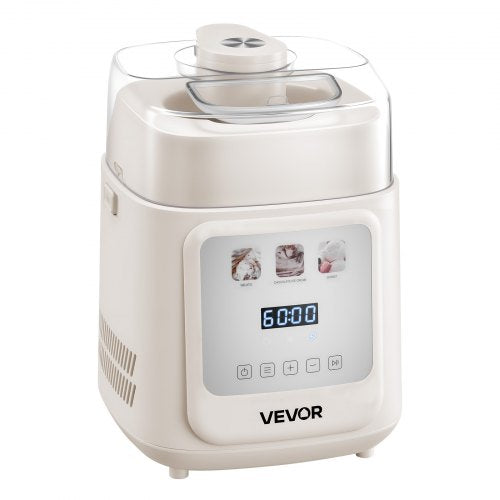 Upright Automatic Ice Cream Maker with Builtin Compressor 1 Quart No
