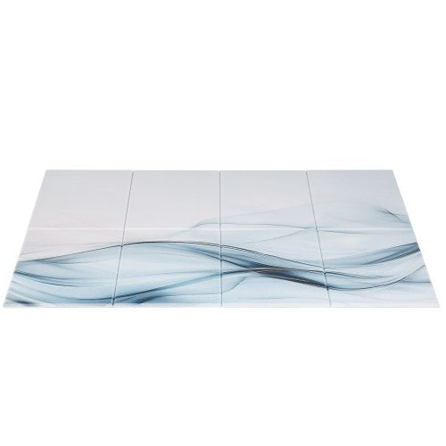 8 Pack Art Acoustic Panels 4724 x 2362 x 0.4 inch Soundproof Wall Tiles