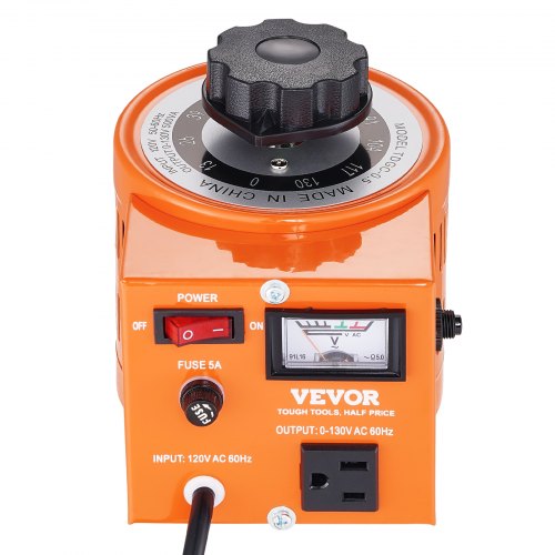 500VA Auto Variable Voltage Transformer 384 Amp 110V Input130V Output 1