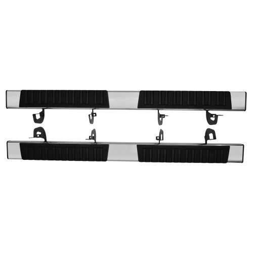 Running Boards 6 Step Bars Compatible with 20072018 Chevy SilveradoGMC